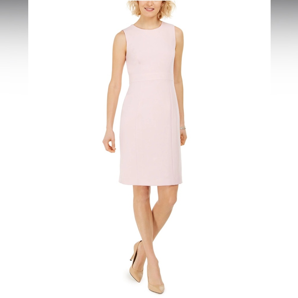 AGB Dress Sheath Blush Pink Classic Essential Size 10